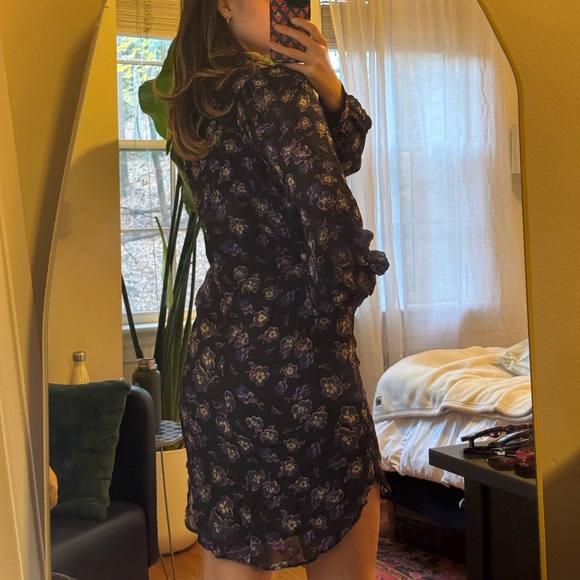 like-new GANNI Moody Floral Shift dress - Picture 2 of 4